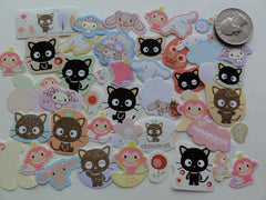 Sanrio Chococat Cinnamoroll Chi Chai Monchan Flake Sack Stickers - 50 pcs