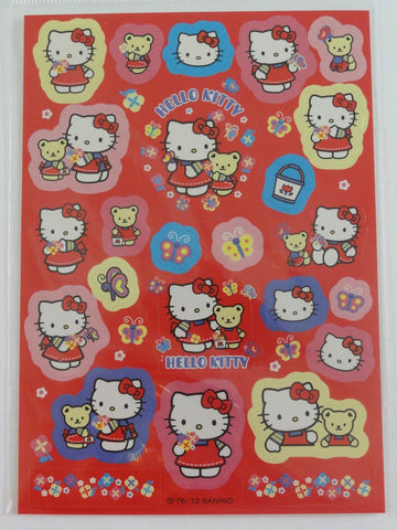 Cute Kawaii Sanrio Hello Kitty Sticker Sheet - 2012