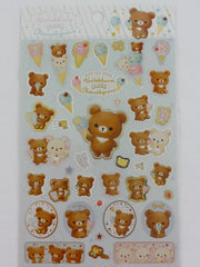 Cute Kawaii San-X Korilakkuma Chairoikoguma Happy Ice Cream Sticker Sheet 2019 - A - for Planner Journal Scrapbook Craft