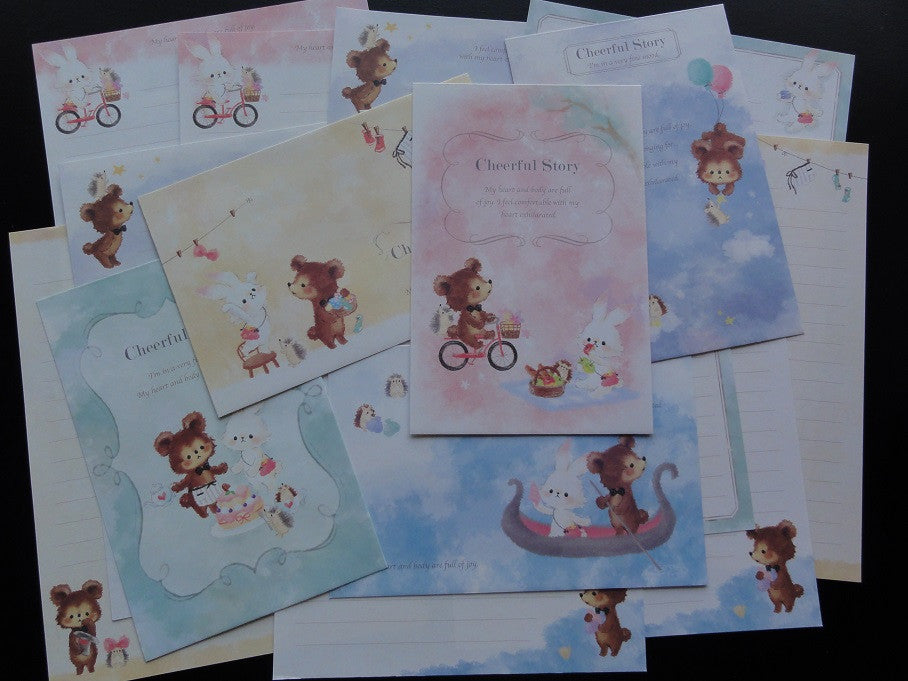 Cute Kawaii Kamio Cheerful Story Letter Sets - B