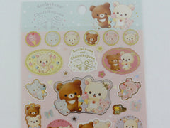 Cute Kawaii San-X Korilakkuma Chairoikoguma Happy Ice Cream Sticker Sheet 2019 - B - for Planner Journal Scrapbook Craft