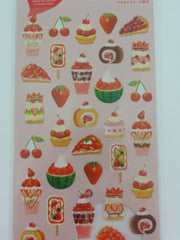 Cute Kawaii Mind Wave Merry Berry Red Strawberry theme Sticker Sheet - for Journal Planner Craft Organizer