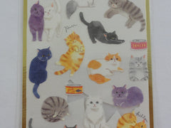 Cute Kawaii Mind Wave Weekend Series - Cat Kitten Sticker Sheet - for Journal Planner Craft