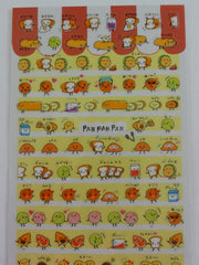 Cute Kawaii Mind Wave Bakery Bread Friends Sticker Sheet - for Journal Planner Craft