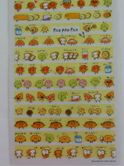 Cute Kawaii Mind Wave Bakery Bread Friends Sticker Sheet - for Journal Planner Craft