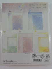 Cute Kawaii Crux Midnight Stars Letter Set Pack - Stationery Writing Paper Penpal