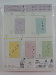Cute Kawaii Crux Penguin One More Time Letter Set Pack - Stationery Writing Paper Penpal