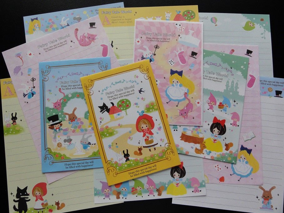 Cute Kawaii Kamio Fairy Tale World Princess Letter Sets - A