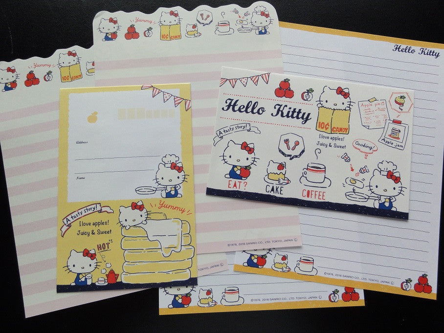 Cute Kawaii Sanrio Hello Kitty Cooking Letter Sets