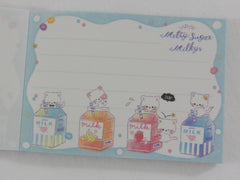 Cute Kawaii Q-Lia Melty Sugar Milk Cat Mini Notepad / Memo Pad - Stationery Design Writing Collection
