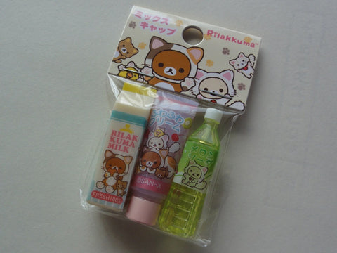 Cute Kawaii San-X Rilakkuma Cat Pencil Caps - A