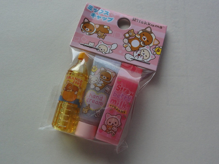 Cute Kawaii San-X Rilakkuma Cat Pencil Caps - C