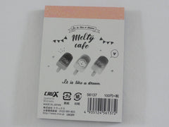 Cute Kawaii Crux Melty Cafe Coffee Drink Mini Notepad / Memo Pad - G - Stationery Designer Paper Collection