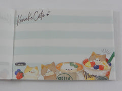 Cute Kawaii Koneko Cafe Cat Love It Mini Notepad / Memo Pad - F - Stationery Design Writing Collection