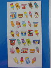 Cute Kawaii Mind Wave Vending Machine Style Sticker Sheet - B Ice Cream Popsicle - for Journal Planner Craft Organizer Schedule