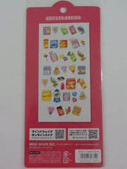 Cute Kawaii Mind Wave Vending Machine Style Sticker Sheet - C Snacks - for Journal Planner Craft Organizer Schedule