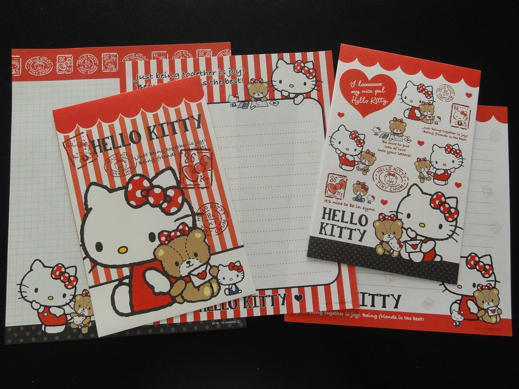 Cute Kawaii Hello Kitty Tiny Chum Letter Sets - Writing Paper Envelope Stationery