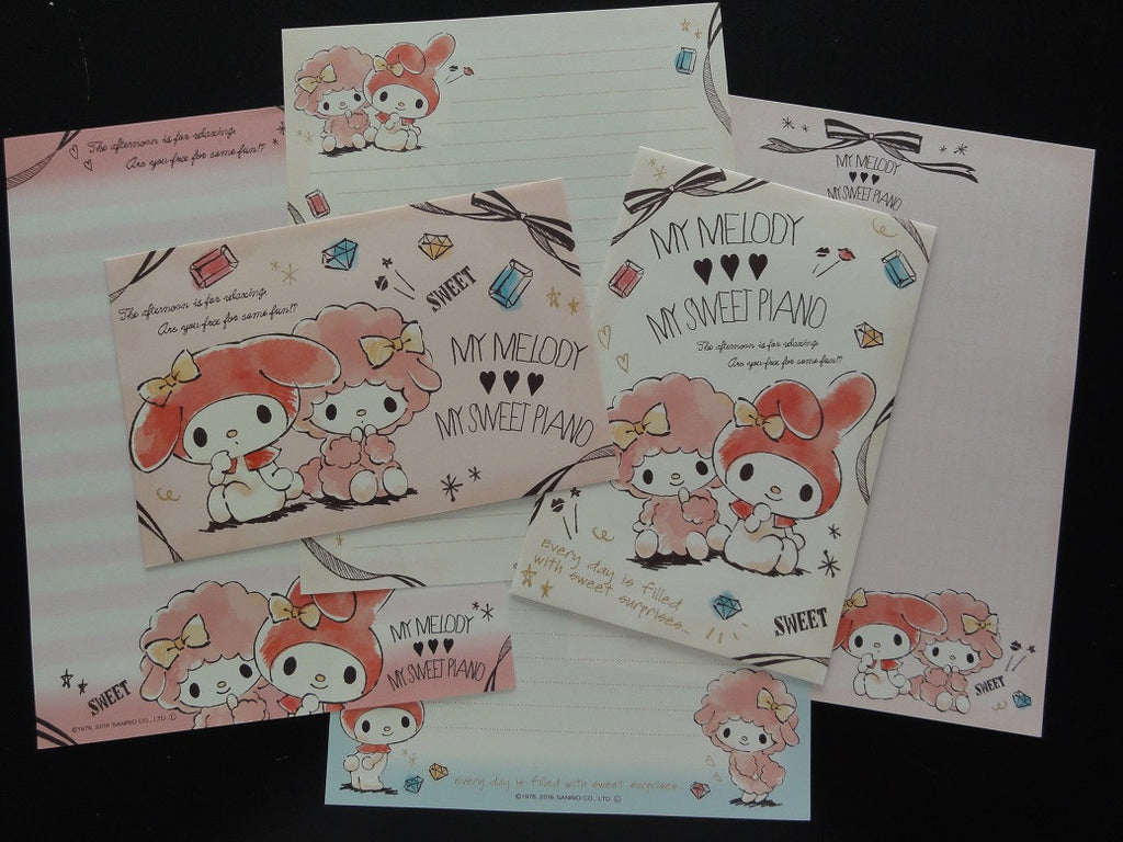 Cute Kawaii Sanrio My Melody My Sweet Piano Letter Sets