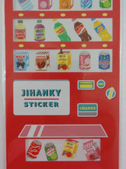 Cute Kawaii Mind Wave Vending Machine Style Sticker Sheet - E Drinks - for Journal Planner Craft Organizer Schedule