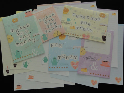 Kawaii Cute Crux Thank You for Today Letter Sets