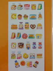 Cute Kawaii Mind Wave Vending Machine Style Sticker Sheet - D Bread - for Journal Planner Craft Organizer Schedule