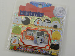 Cute Kawaii Kamio Rice Ball Sushi Stickers Flake Sack