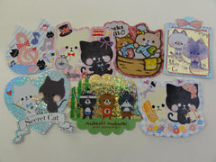 z Cat Kitten Kitty theme Flake Stickers - 43 pcs + 1 Large sticker