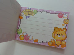 Cute Kawaii Crux Popcorn Bear Caramel Mini Notepad / Memo Pad