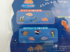 Cute Kawaii Naito Ocean Sea Animals Fish Underwater Theme Stickers Sack - B