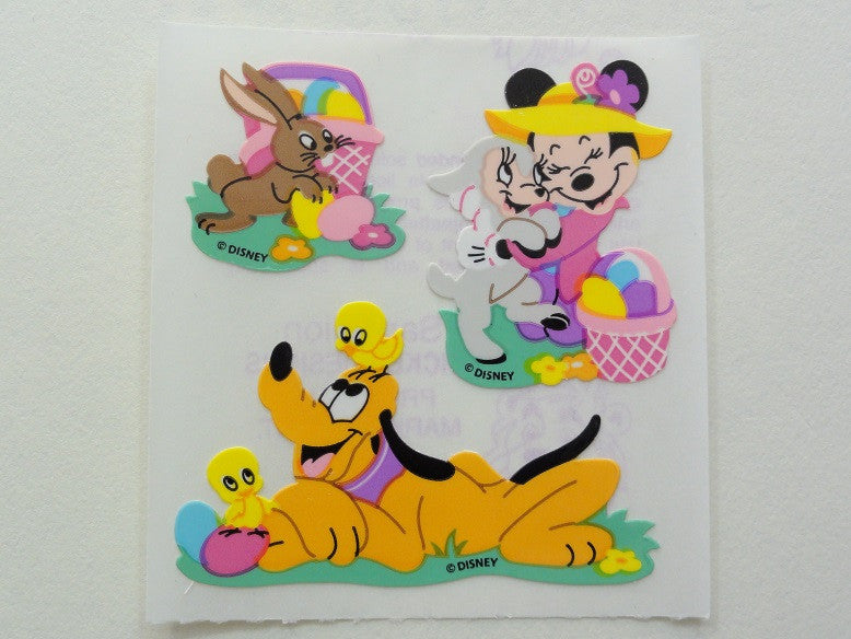 Sandylion Minnie Mouse Easter Sticker Sheet / Module - Vintage & Collectible