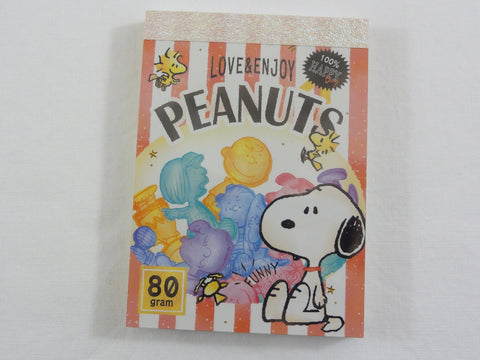 Cute Kawaii Snoopy Sweets Mini Notepad / Memo Pad - Stationery Designer Writing Paper Collection