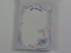Cute Kawaii Q-Lia Bubble of Shine Penguin Mini Notepad / Memo Pad - Stationery Design Writing Collection