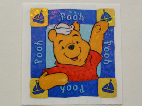 Sandylion Winnie the Pooh Bear Glitter Sticker Sheet / Module - Vintage & Collectiblev - A