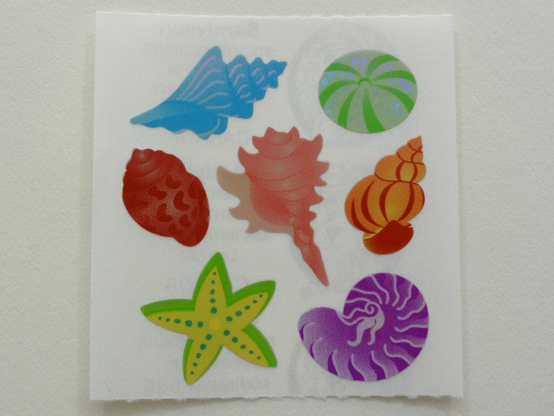 Sandylion Star Fish Mylar Foil Sticker Sheet / Module - Vintage & Collectible