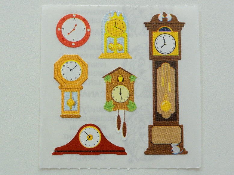 Sandylion Clocks Sticker Sheet / Module - Vintage & Collectible