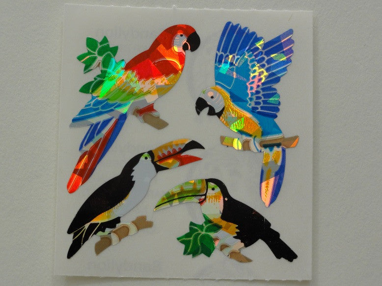 Sandylion Birds Prismatic Sticker Sheet / Module - Vintage & Collectible
