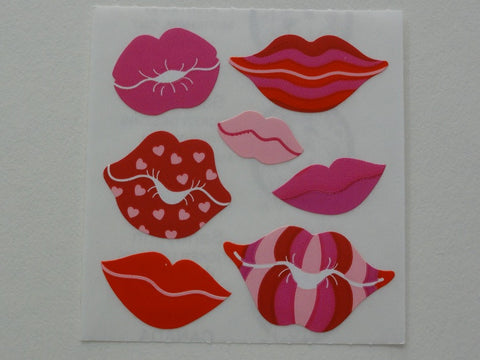 Sandylion Lips Sticker Sheet / Module - Vintage & Collectible