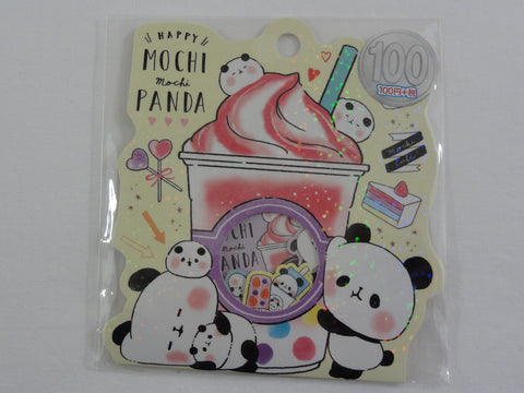 Cute Kawaii Kamio Mochi Panda Flake Stickers Sack - for Journal Planner Craft Scrapbook Agenda