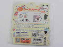 Cute Kawaii Kamio Mochi Panda Flake Stickers Sack - for Journal Planner Craft Scrapbook Agenda