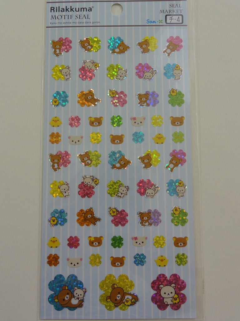z Cute Kawaii San-X Rilakkuma Clover Sticker Sheet