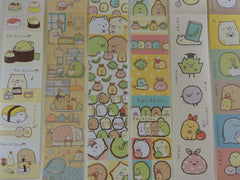 Cute Kawaii San-X Sumikko Gurashi Sticker Sheet - 6 strips - for Journal Planner Craft Stationery