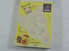 Cute Kawaii San-X Rilakkuma Bear Deli Mini Notepad / Memo Pad - D - Stationery Writing Message