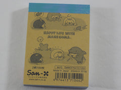 Kawaii Cute San-X Mamegoma Seal Mini Notepad / Memo Pad - F - Collectible HTF Stationery