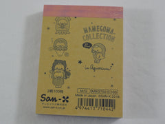 Kawaii Cute San-X Mamegoma Seal Mini Notepad / Memo Pad - H - Collectible HTF Stationery