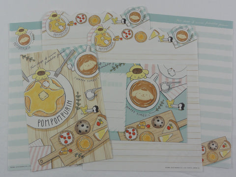 Cute Kawaii Sanrio Pom Pom Purin Letter Sets - I - Writing Paper Envelope Stationery Penpal
