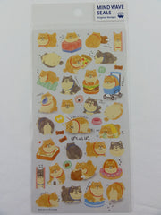 Cute Kawaii Mind Wave Dogs Puppies Sticker Sheet - for Journal Planner Craft Scrapbook Notebook Organizer