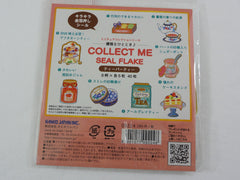 Cute Kawaii Kamio Tea Time Party Flake Stickers Sack - Collectible - for Journal Planner Agenda Craft Scrapbook DIY Art