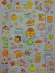 Cute Kawaii Mind Wave Food Drink Sweet Bakery Scented Sticker Sheet - for Journal Planner Craft Organizer