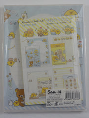 Cute Kawaii San-X Muffin Cafe Rilakkuma Letter Set Pack - Stationery Writing Paper Envelope Penpal