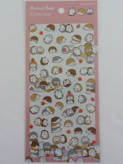 Cute Kawaii Mind Wave Hedgehog Animal Sticker Sheet - for Journal Planner Craft Organizer Calendar